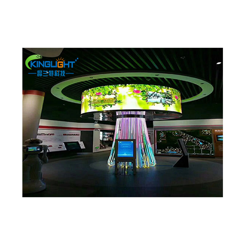 LED cylindrical screen