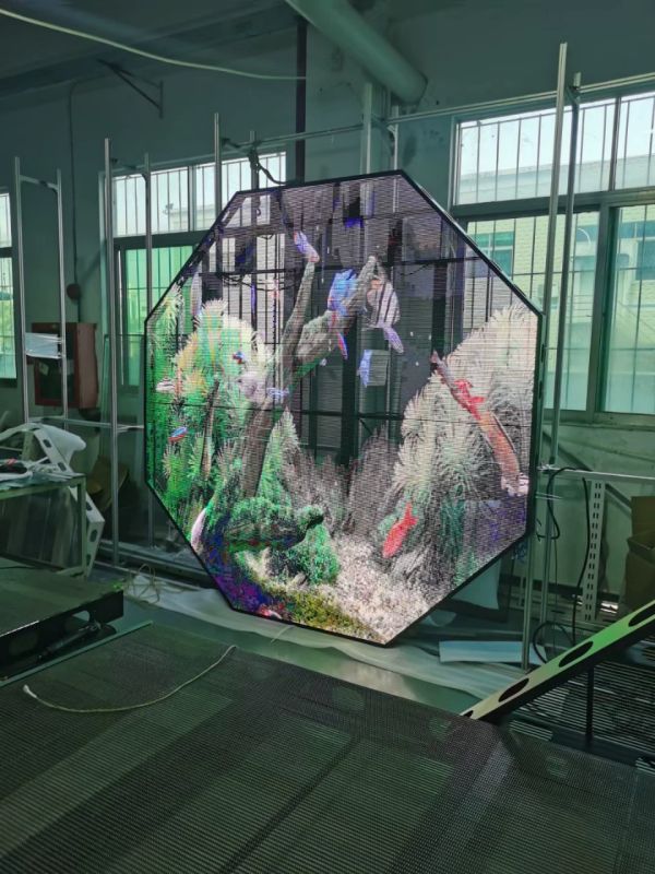 Customized Flexible Transparent Led Film Display-Led Transparent Screen Video Wall